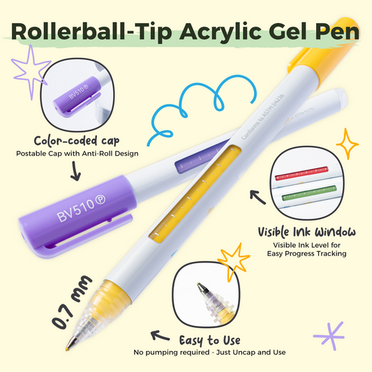 Ohuhu Wai Momi Acrylic Gel Pens